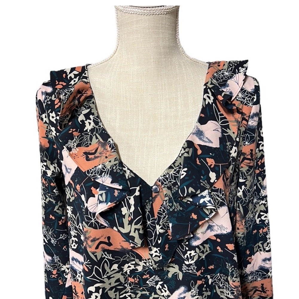 Sanctuary Poet Ruffle Floral Blouse - Picture 2 of 7